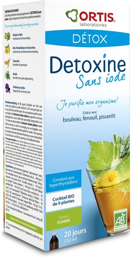 Ortis Detoxine Pomme Sans Iode 250ml | Draineurs