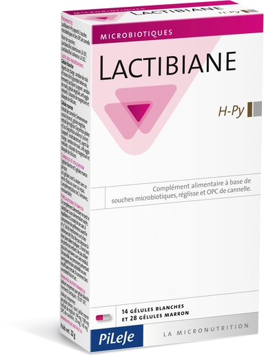 Lactibiane HPY 28 + 14 Capsules | Probiotiques - Prébiotiques