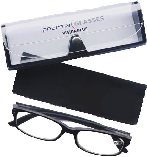 Pharmaglasses Visionblue Pc01 Leesbril +0.00 Black | Brillen