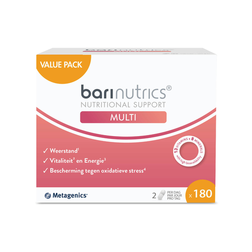 Metagenics Barinutrics Multi 180 Tabletten (nieuwe formule) | Welzijn