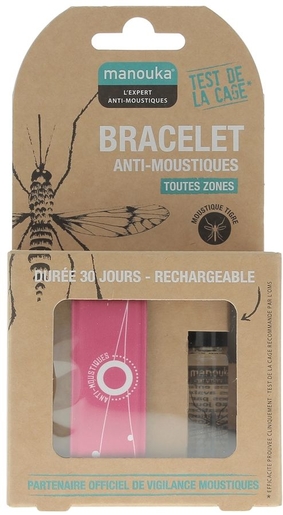 Bracelet Anti Moustiques Manouka | Anti-moustiques - Insectes - Répulsifs 