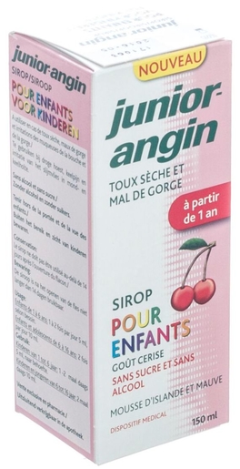 Junior-Angin Sirop 150ml | Apaise la gorge