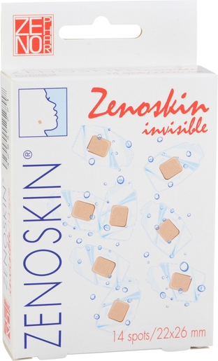 Zenoskin Invisible Spots 22x26mm 14 | Pansements - Sparadraps - Bandes