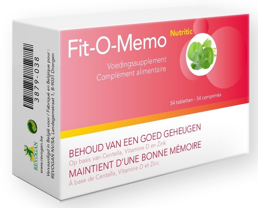 Fit-O-Memo 54 Tabletten | Geheugen - Concentratie