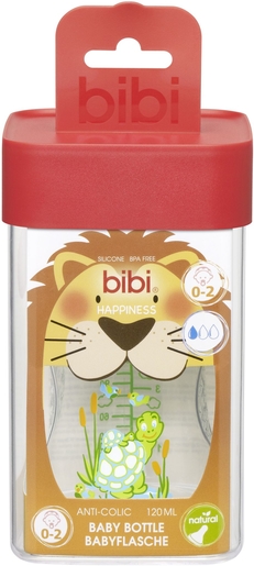 BIBI Zuigfles Happiness Play With Us 120ml | Zuigflessen
