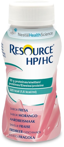 Resource HP / HC Fraise 4 Bouteilles x200ml | Nutrition orale