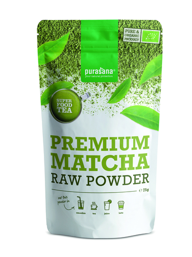 Purasana Premium Matcha 75 g | Bioproducten