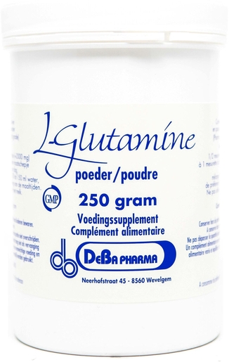 L-glutamine Pdr Oplosbaar 250g Deba | Intestinale permeabiliteit