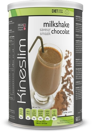 Kineslim Milkshake Chocolat Poudre 400g | Régimes protéinés