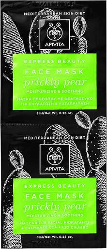 Apivita Express Beauty Mask Prickly Pear 2x8ml | Maskers