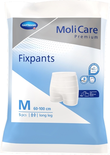 MoliCare Premium Fixpants Long Leg 5 Slips Maat Medium | Verbanden - Slips - Broekjes