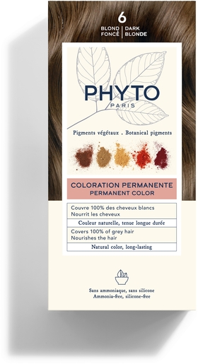 Phytocolor Kit Permanente Haarkleuring 6 Donkerblond | Kleuringen