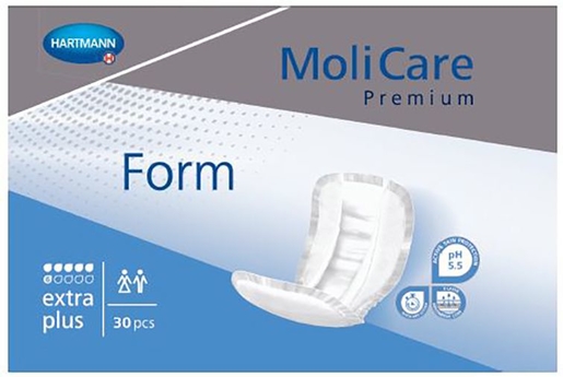 MoliCare Premium Form Extra Plus Eén Maat 30 Inlegverbanden | Anatomische Inleggers