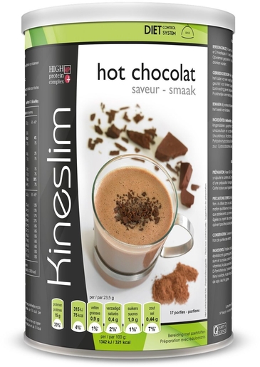 Kineslim Hot Chocolat Poudre 400g | Régimes protéinés