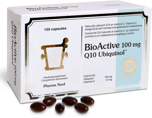 BioActive 100mg Q10 Ubiquinol 150 Capsules | Antioxidanten