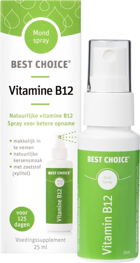Best Choice Mondspray Vitamine B12 25ml | Vitamine B