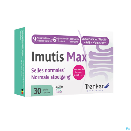 Imutis Max 30 Capsules | Probiotica - Prebiotica