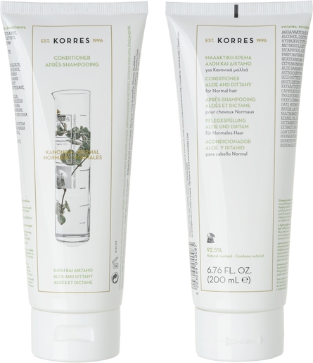 Korres Hydraterende Conditioner Aloë &amp; Essenkruid 200 ml | Conditioners