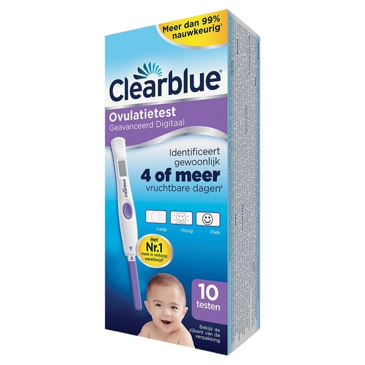 Clearblue Geavanceerde Digitale Ovulatietest 10 Tests | Zwangerschapstesten