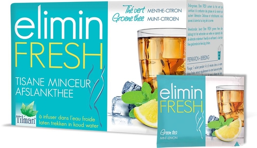 Elimin Fresh Tisane Minceur Menthe-Citron 24 Sachets | Brûleurs de graisse