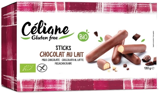 Celiane Bâtonnet Chocolat Au Lait Bio 130g | Produits Bio