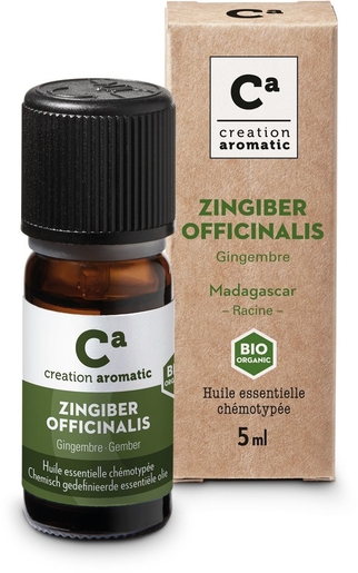 Creation Aromatic Huile Essentielle Zingiber Officinalis 5ml | Produits Bio