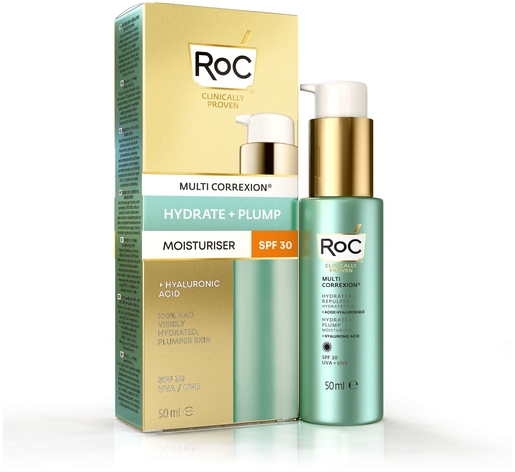 Roc Multi Correxion Hydrater + Repulper Crème IP30 50ml | Hydratation - Nutrition