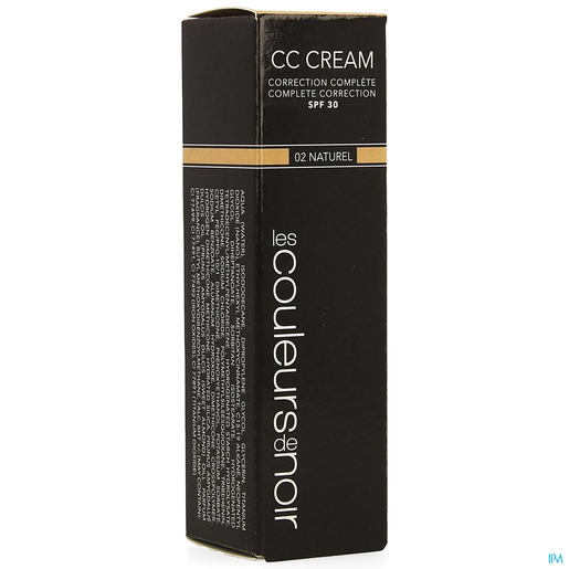 Les Couleurs De Noir Cc Cream Ip30 02 Naturel 30ml | Fonds de teint