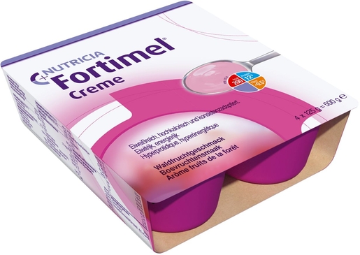 Fortimel Crème Bosvruchten 4x125g | Orale voeding