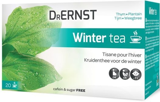 Dr Ernst Winter Tea 20 Zakjes | Ademhaling - Neus
