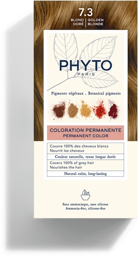 Phytocolor Kit Coloration Permanente 7.3 Blond Doré | Coloration