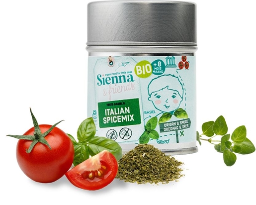 Sienna &amp; Friends Italiaanse kruidenmix +8 maanden 28 g | Voeding