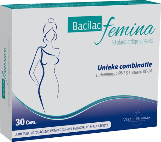 Bacilac Femina 30 Capsules | Probiotica - Prebiotica