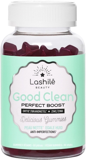 Lashilé Good Clean Perfect Boost 60 Gummies | Peau