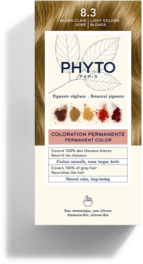 Phytocolor Kit Permanente Haarkleuring 8.3 Goud Lichtblond | Kleuringen