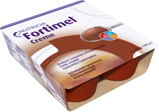 Fortimel Chocoladecrème 4x125g | Orale voeding