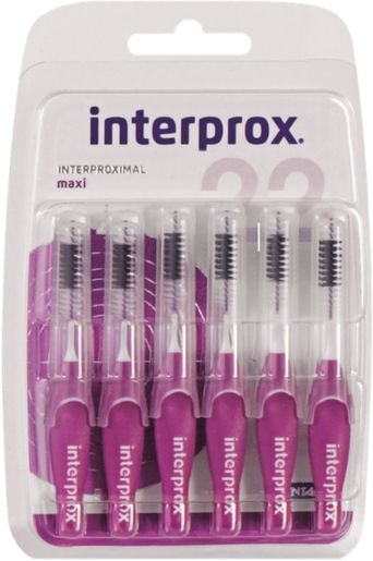 Interprox Premium 6 Brossettes Interdentaires Maxi 2,2mm | Fil dentaire - Brossette interdentaire