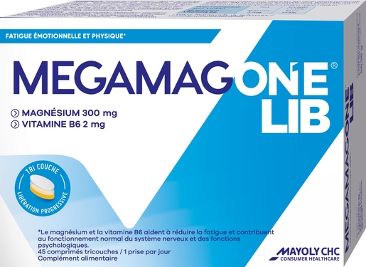 Megamag One Lib 45 Comprimés | Magnésium