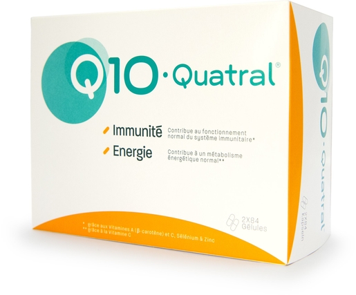 Q10 Quatral 2x84 Capsules | Défenses naturelles - Immunité
