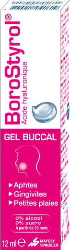 BoroStyrol Gel Buccal 12ml | Aphtes - Gingivite