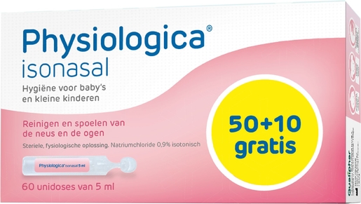 Physiologica Isonasal 50 Unidoses x 5ml (plus 10 gratis) | Ogen