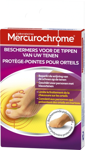 Mercurochrome Teentopbeschermers | Vermoeide voeten