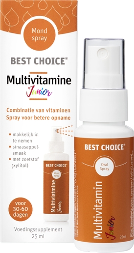 Best Choice Spray Bouche Multivitamine Junior 25ml | Multivitamines