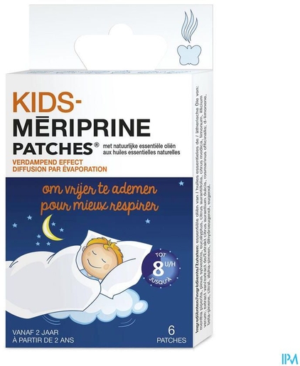 Kids Mériprine Patchs Inhalation 6 Patchs | Aromatherapie