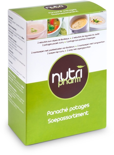 Nutripharm Panaché Potages 7 Sachets | Régimes protéinés