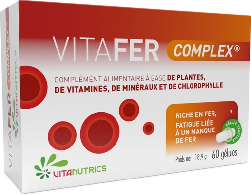 Vitafer Complex 60 Gélules | Fer