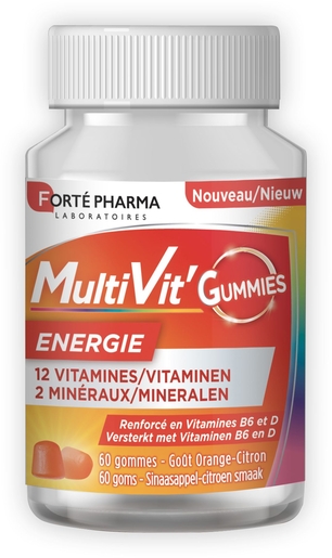 Multivit Gummies 60 Gellules | Calcium - Vitamines D