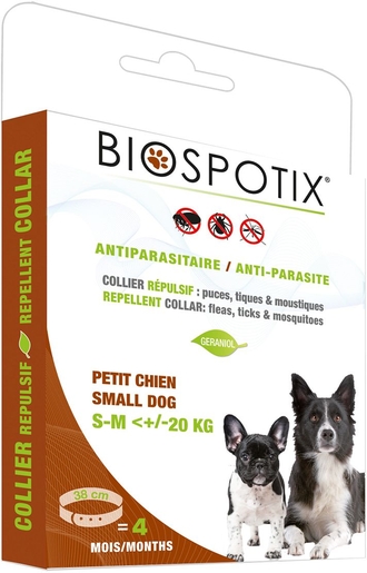 Biogance Biospotix Chien Collier Répulsif S-M | Animaux 