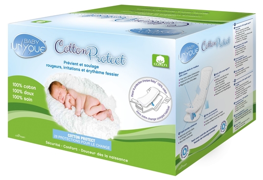 Unyque Baby Coton Protect 28 Stuks | Luiers -  Babydoekjes - Liniment