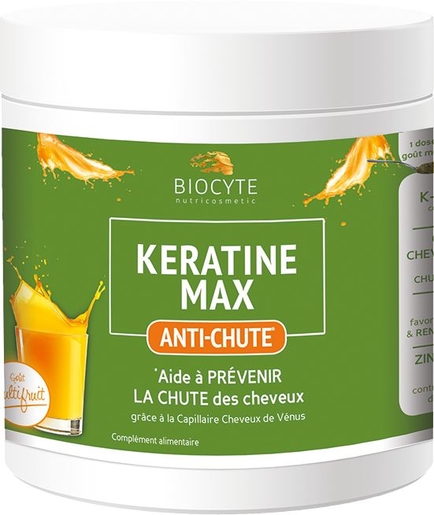 Biocyte Keratine Max 240g | Vitamines - Chute de cheveux - Ongles cassants